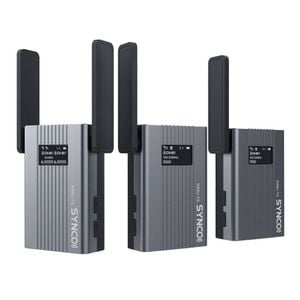 3pc Synco UHF Wireless Lavalier Microphone System RX/TX Kit