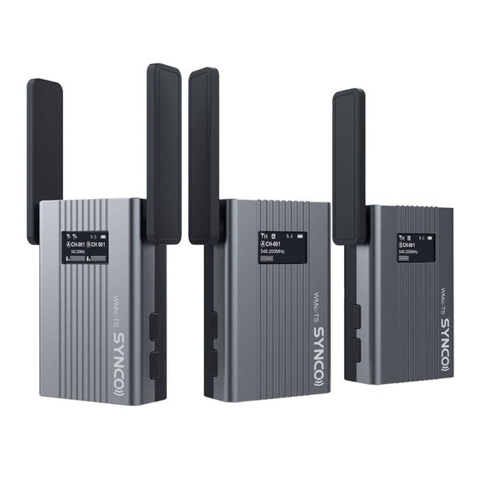 3pc Synco UHF Wireless Lavalier Microphone System RX/TX Kit