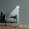 Brilliant 115cm White Magoo Adjustable Magnifying LED Floor Lamp