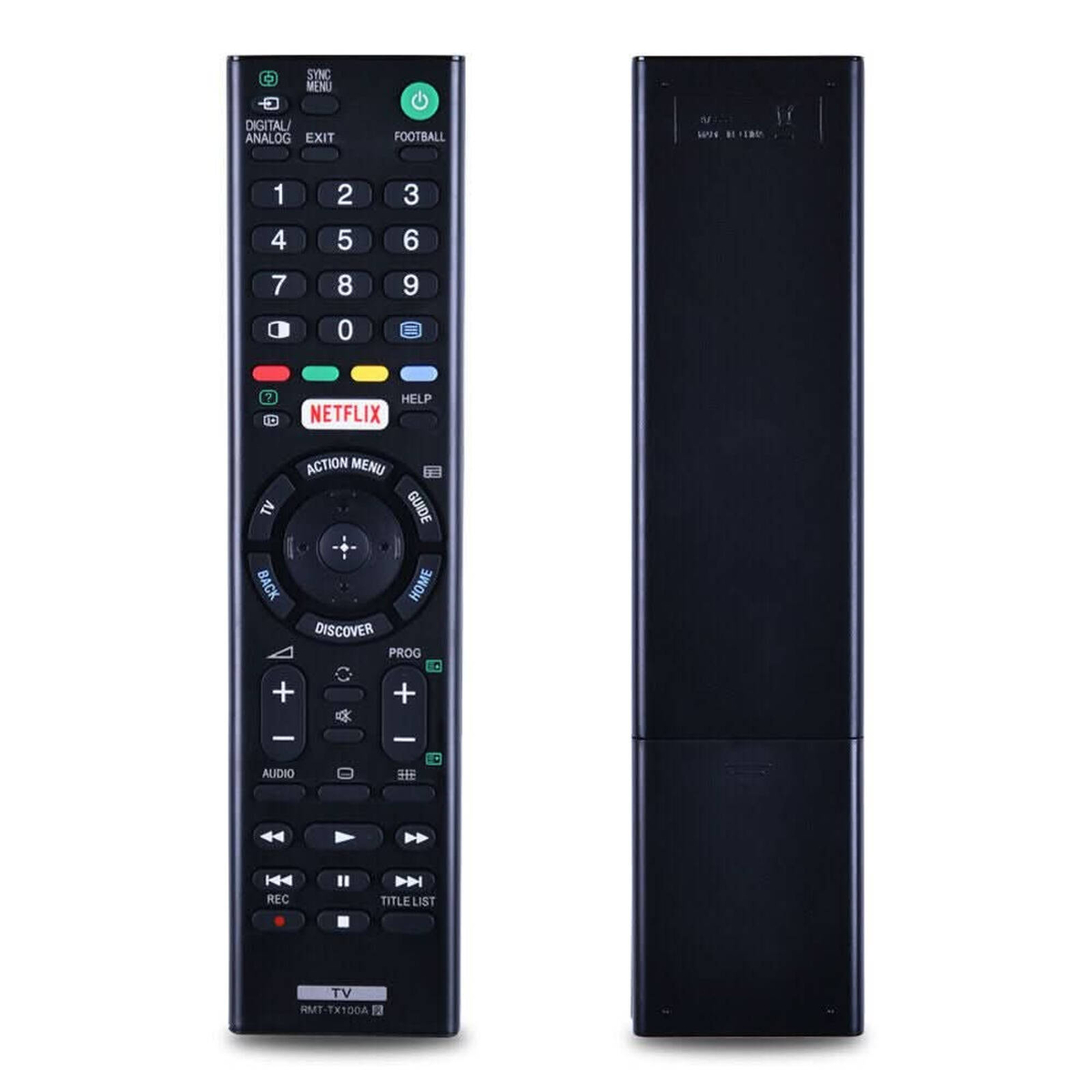 Rmt-tx100a For Sony Netflix Tv Remote Control Kd-55x9000c Kd-65x9000c ...