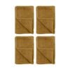 4PK Bambury Elvire 600gsm Soft Absorbent Cotton Hand Towel 40x60cm Brown