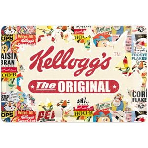 Nostalgic-art Kelloggs Original Medium Sign Plaque 20x30cm Steel Sheet Metal