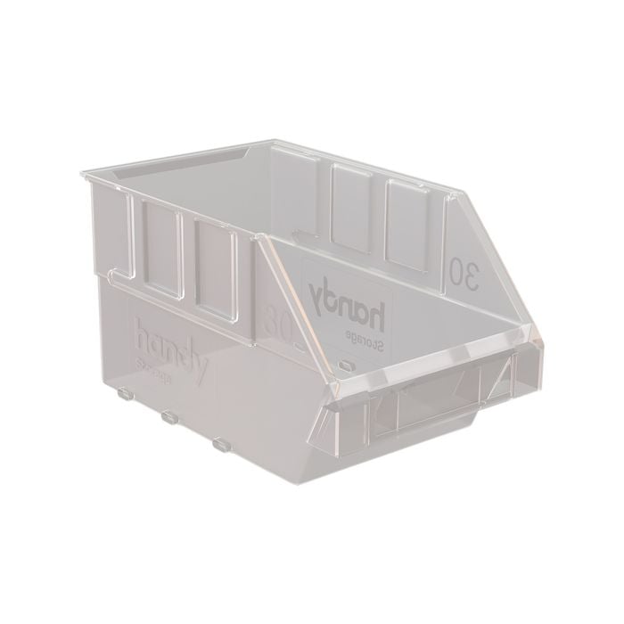 Handy Storage Size 30 Clear Plastic Tote