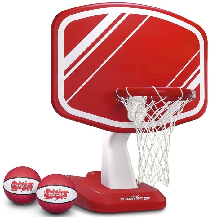 Splash Hoop Pro Poolside Basketball Game - Red