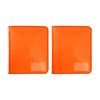 2x Marbig 2 D-ring A4 Zipper Binder 25mm W/tech Case File Document Holder Orange