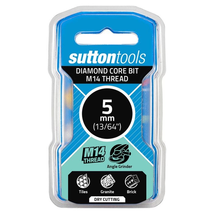 Sutton Tools 5mm M14 Diamond Core Bit