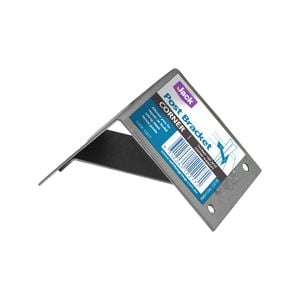 Jack Galvanised Steel Post Bracket Corner