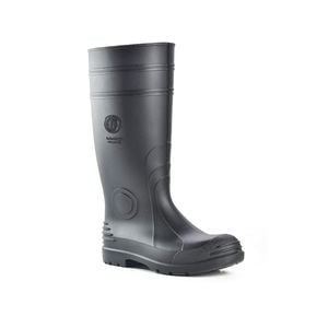 Bata Industrials Men's Black Jobmaster Knee Length Gumboots -UK Size 10