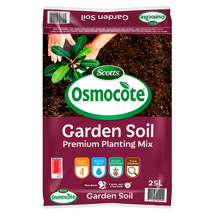 Scotts Osmocote 25L Garden Soil Premium Planting Mix