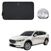Front Windscreen Sun Shade for Mazda CX-8 2018 - Current (KG) - Standard 150 x 85 cm - Black
