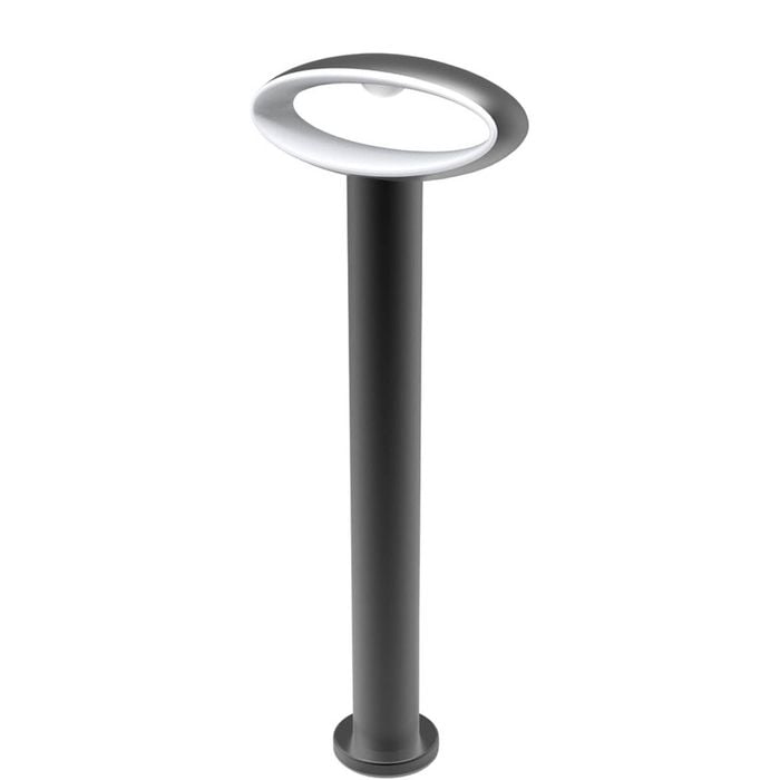 CLA Lighting Horus LED Surface Mounted Open Oval Bollard Light IP54 H500mm