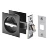 Gainsborough Matt Black Square Privacy Sliding Cavity Door Set