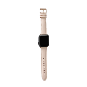 Genuine Leather Watch Band Strap - For Apple iWatch Ultra [42mm Series 3] 44mm 45mm 46mm 49mm (Light pink)