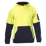 Hard Yakka Yellow / Navy XX-Large Hi-Vis Hoodie