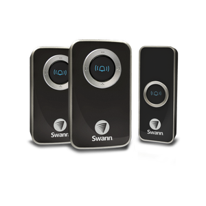 Swann Double Chime Black Wireless Plug-In Doorbell