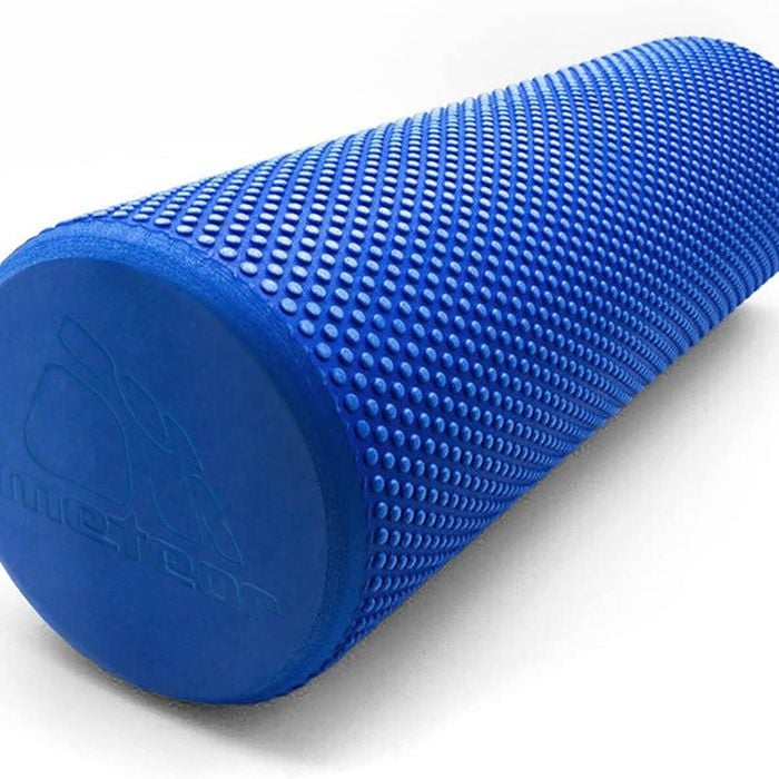METEOR Blue 90cm Dotted Foam Roller for Exercise & Therapy