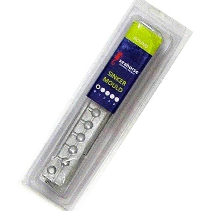 Seahorse 0 Ball Sinker Mould - Makes 10 Sinkers