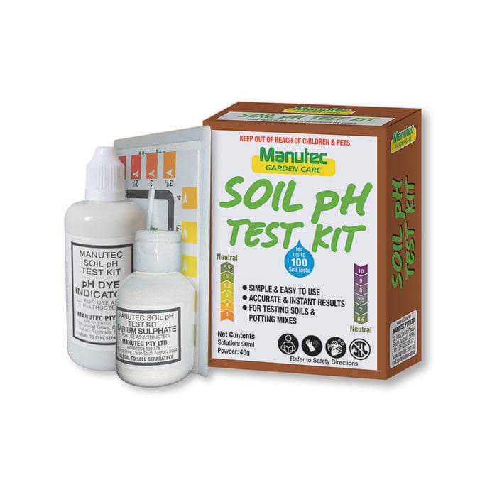 Manutec Garden Care Products Soil PH Test Kit
