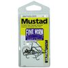 Mustad Fine Worm Chemically Sharp Fishing Hook 32813NPBLM 6