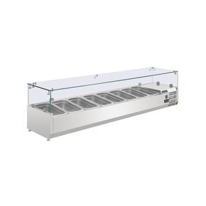 Polar G-series Countertop Prep Fridge 8x 1/4gn - Countertop Prep Fridges (g610-a)