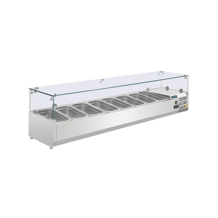 Polar G-series Countertop Prep Fridge 8x 1/4gn - Countertop Prep Fridges (g610-a)