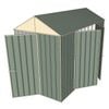 Build-a-Shed 1.5 x 3.0 x 2.3m Front Gable Single Hinged and Double Hinged Door Narrow Shed - Green