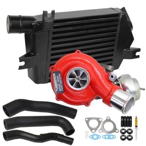GEN1 High Flow Turbo Charger With 60mm Intercooler & Hoses For Mitsubishi Challenger 4D56 2.5L VT16