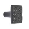 Lane Black Square Iron Knob