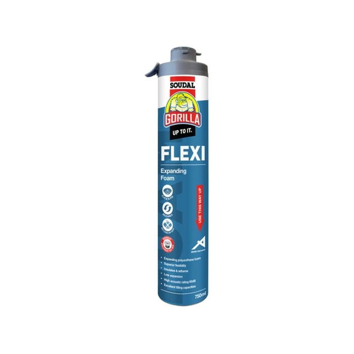 Gorilla 750ml Click & Fix Flexi Expanding Foam