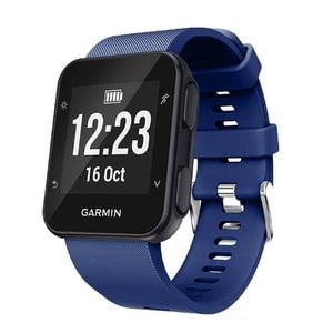 TEGAL Silicone Sport Band Strap For Garmin Forerunner 35 Midnight Blue