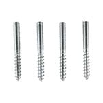 Everhang M6 x 48mm Zinc Plated Hanger Bolt - 4 Pack