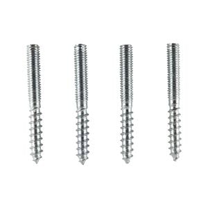 Everhang M6 x 48mm Zinc Plated Hanger Bolt - 4 Pack