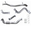 Ignite Exhausts Turbo Back For Toyota Landcruiser 79 Series V8 S/cab 3" No Cat With Straight Pipe Raw Aluminised Steel