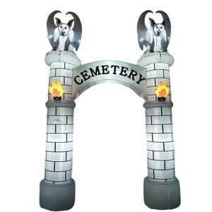 Lifebay 10FT Halloween Castle Inflatable Archway with LED Lights