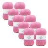 10x Malli Dusty Pink Blend Basic 100g Knitting/crochet Yarn Acrylic/poly