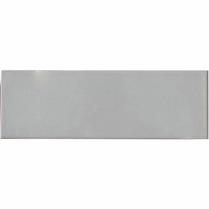 Johnson Tiles 300 x 100mm Grey Gloss Ceramic Wall Tile