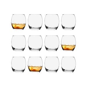 LAV Empire Tumbler Glasses - 405ml - Clear - Pack of 12