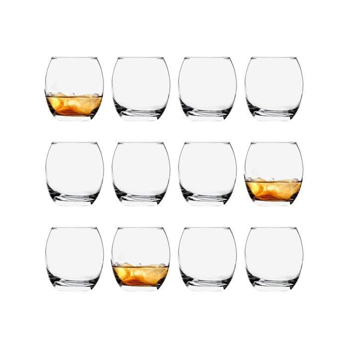 LAV Empire Tumbler Glasses - 405ml - Clear - Pack of 12
