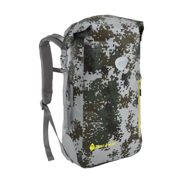 Skog A Kust Digi Camo BackSak Waterproof Backpack Roll-Down Dry Bag 35L