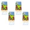 Just Comfort Set of 4 Microfibre Printed Tea Towels White Grapes