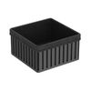 Hudson Wireware Range Bread Basket w/ Cotton Liner Home Organiser 21x 21cm Black