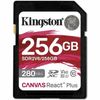 Kingston Canvas React Plus 256GB SDXC – UHS-II (U3) V60 – Fast, Reliable Storage for 4K Video