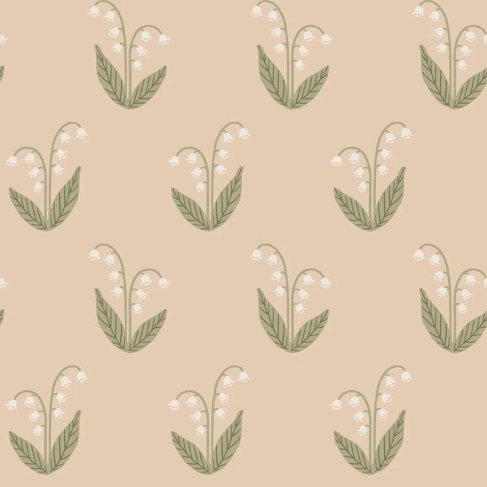 Wallpaper Trader Lilly Wallpaper Roll 10.05m X 53cm, Blush