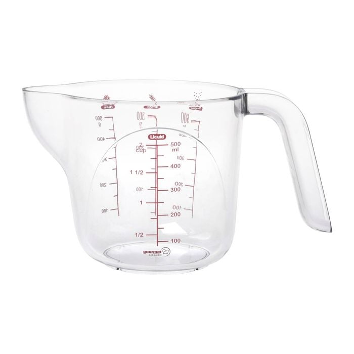 Gourmet Kitchen Modern Weight Conversion Measuring Cup As 500ml/2 Cups