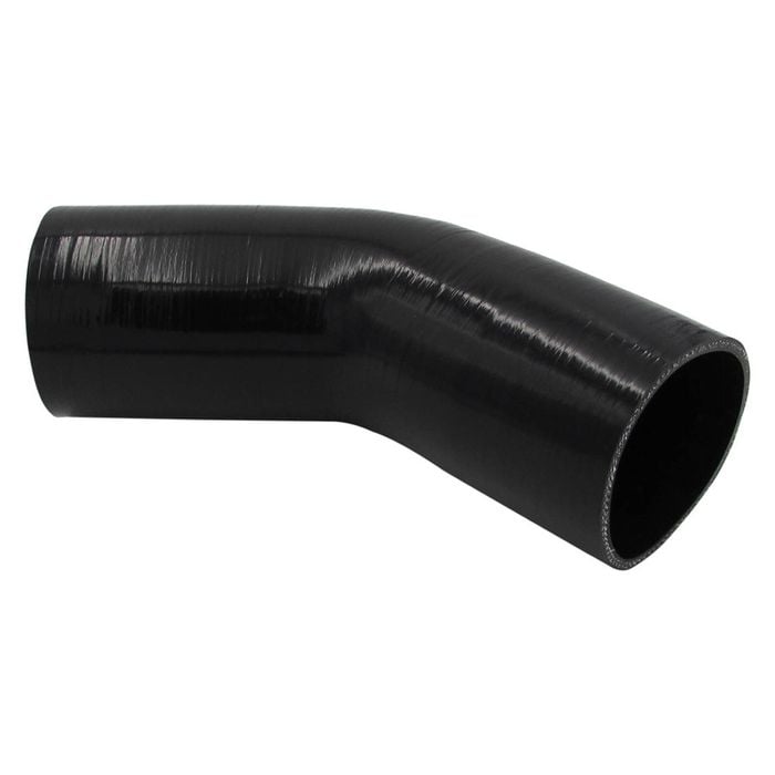 GASO 45 Degree Standard Elbow 3" (76mm) Silicone Hose Black