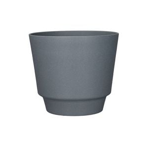 Respect 20cm Round Calais Self Watering  Plastic Pot Grey Stonelook