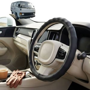 Australian Goose Steering Wheel Cover for Toyota Hiace Van 1989 - 2005 (Crew) Circle Black