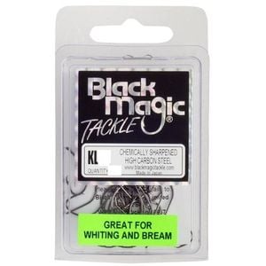 Black Magic KL Black Fishing Hooks Economy Pack 7/0