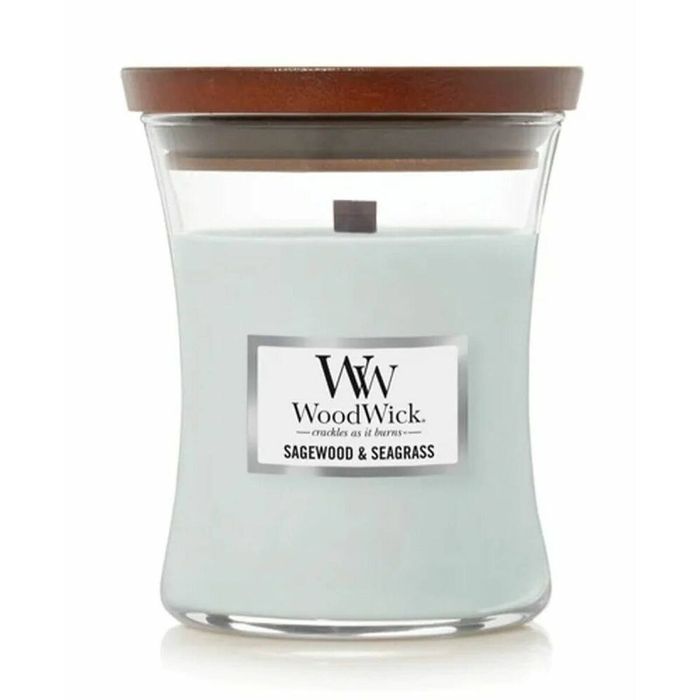 WoodWick Candle - Medium Sagewood & Seagrass