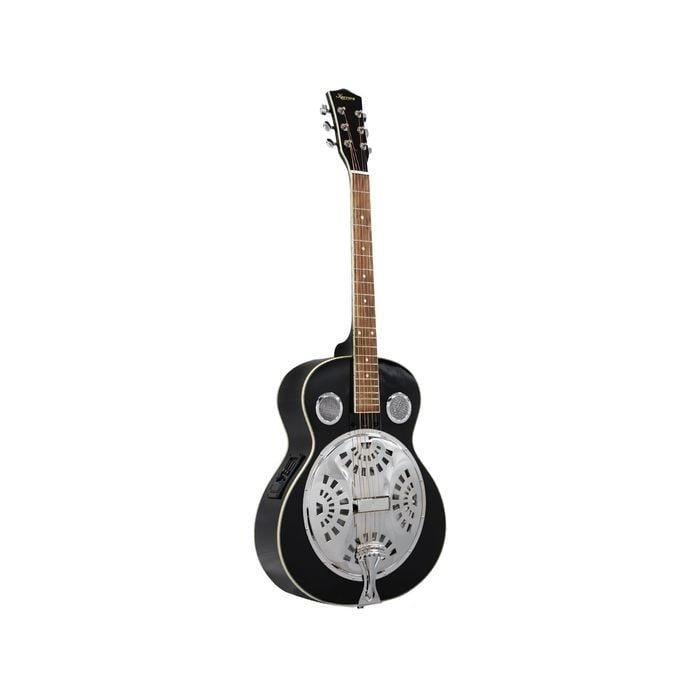 Karrera 40in Resonator Guitar - Black